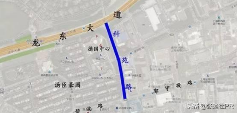 张江龙东大道快速化配套工程-科苑路道路改建获批
