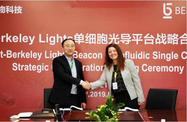 强强联合!金斯瑞-Berkeley Lights单细胞光导平台签订战略合作协议!